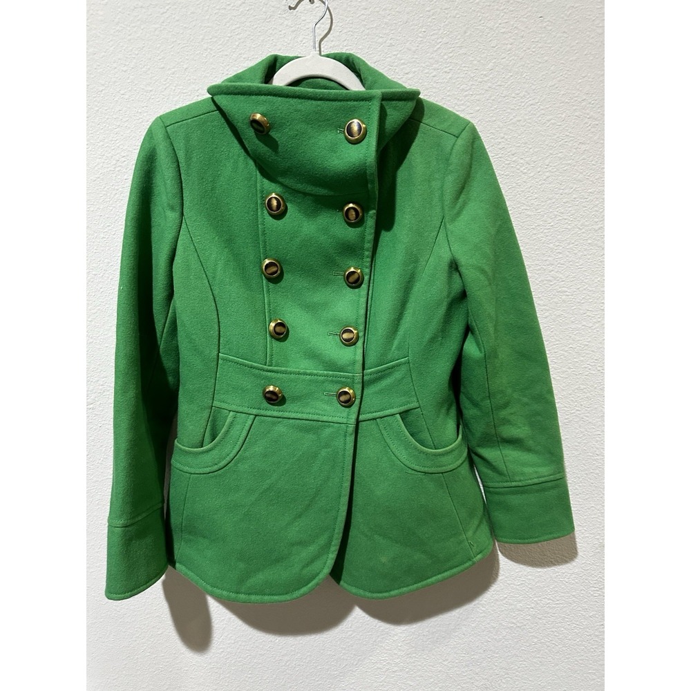 Kenneth Cole Women's Vintage Green Trench Coat - 4P